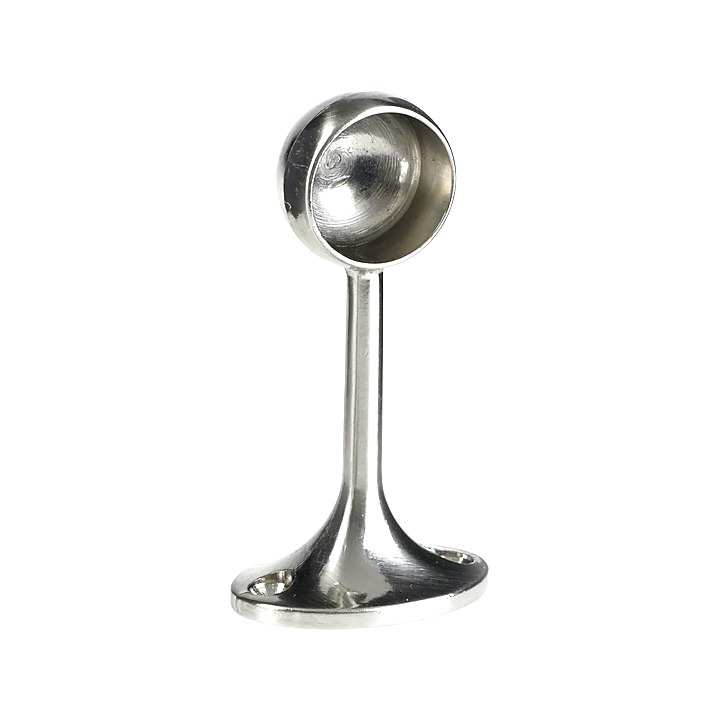End Bracket Polished Chrome 25 x 75mm 
