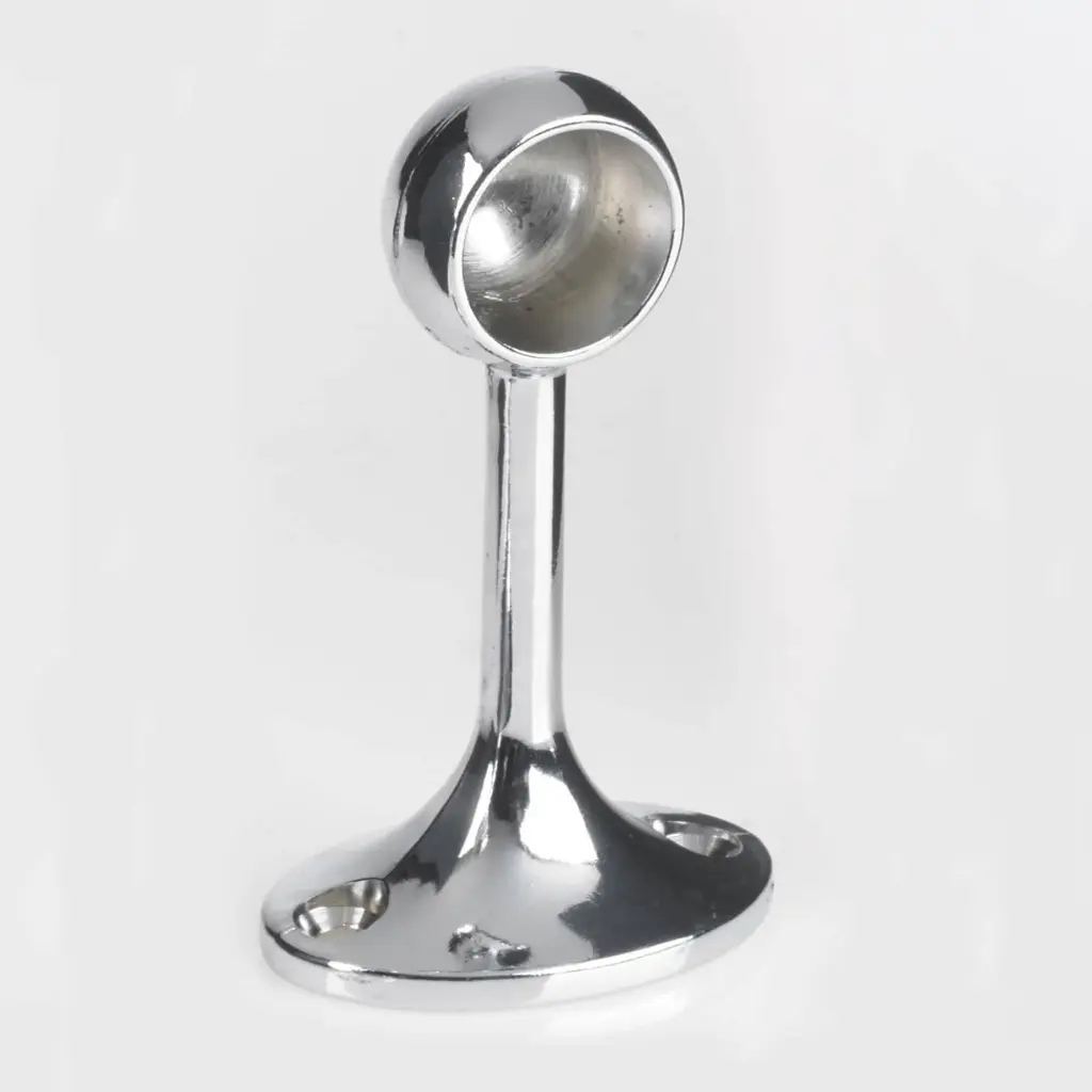 End Bracket Polished Chrome 19 x 75mm 2 Pack