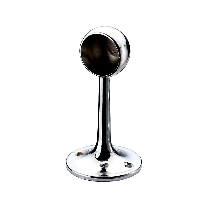 End Bracket Polished Chrome 19 x 75mm 2 Pack