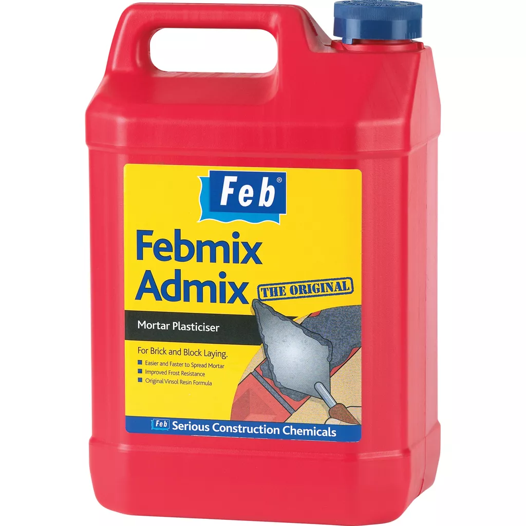 Febmix Admix Original Mortar Plasticiser 5L 