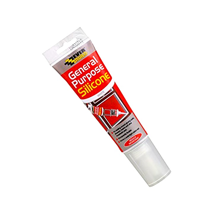 Everbuild Easi Squeeze General Purpose Silicone Clear 80ml
