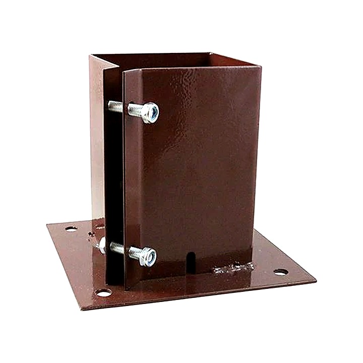 4"x 4" Bolt Down Anchor Fence Support