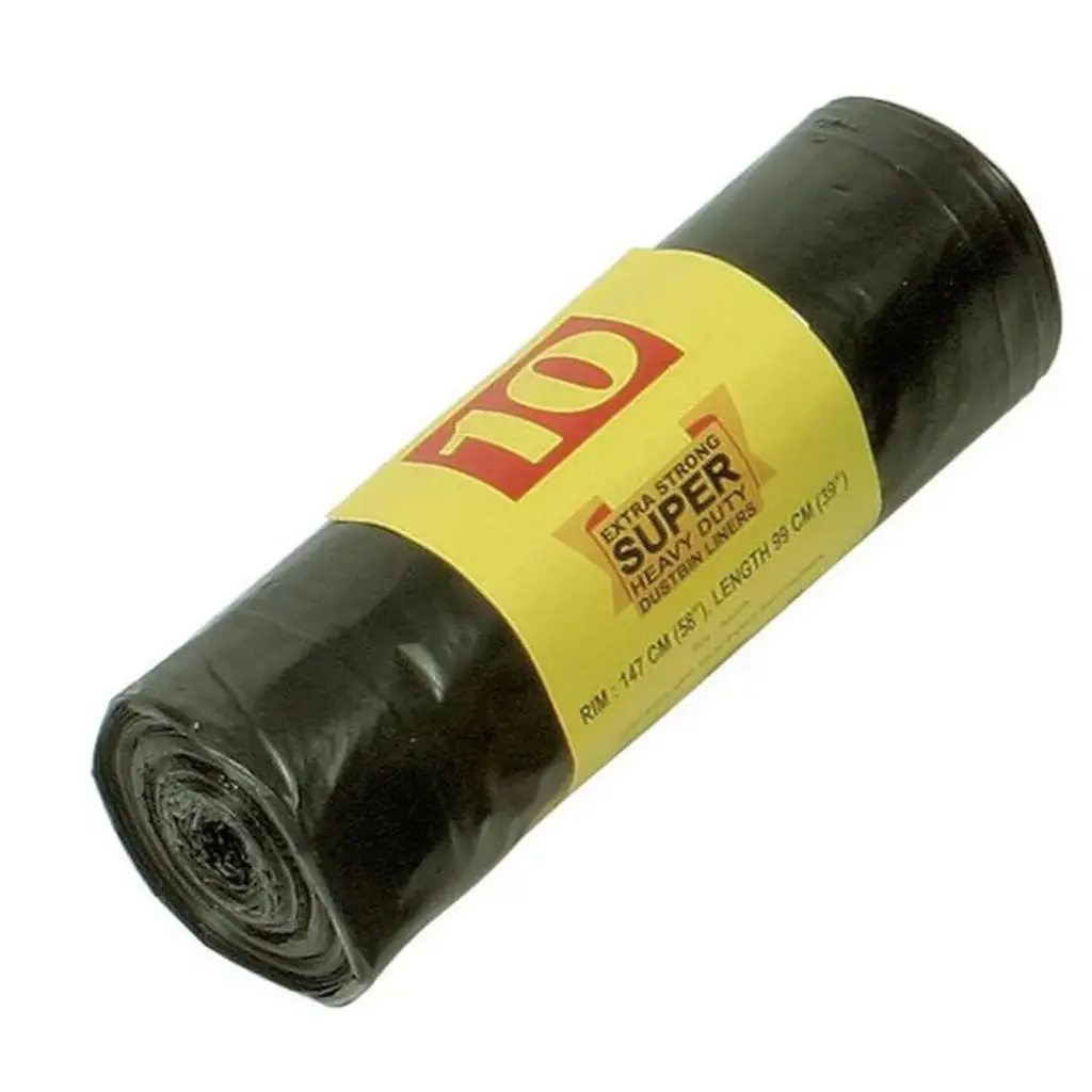Tristar Heavy-Duty Black Refuse Sacks Pack of 10