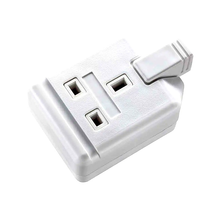 Masterplug Heavy Duty Rewirable Socket White
