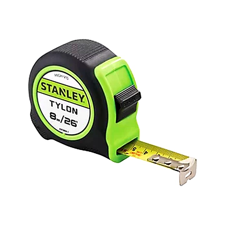 Stanley Hi-Vis Tylon Pocket Tape 8m 