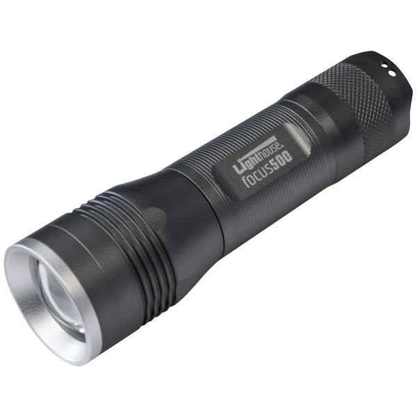 Lighthouse 500 Lumen Elite Focus Torch Batteries Included