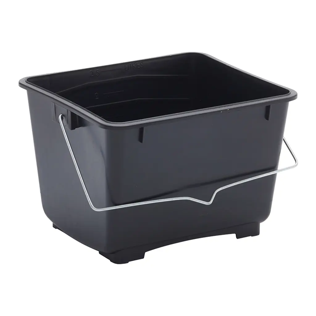 Prodec Mini Black Plastic Scuttle 2.5L