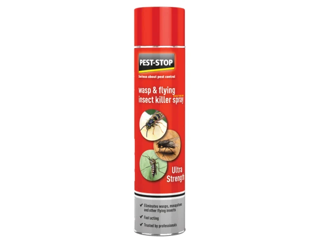 Pest Stop Fly & Wasp Insect Killer Spray 300ml