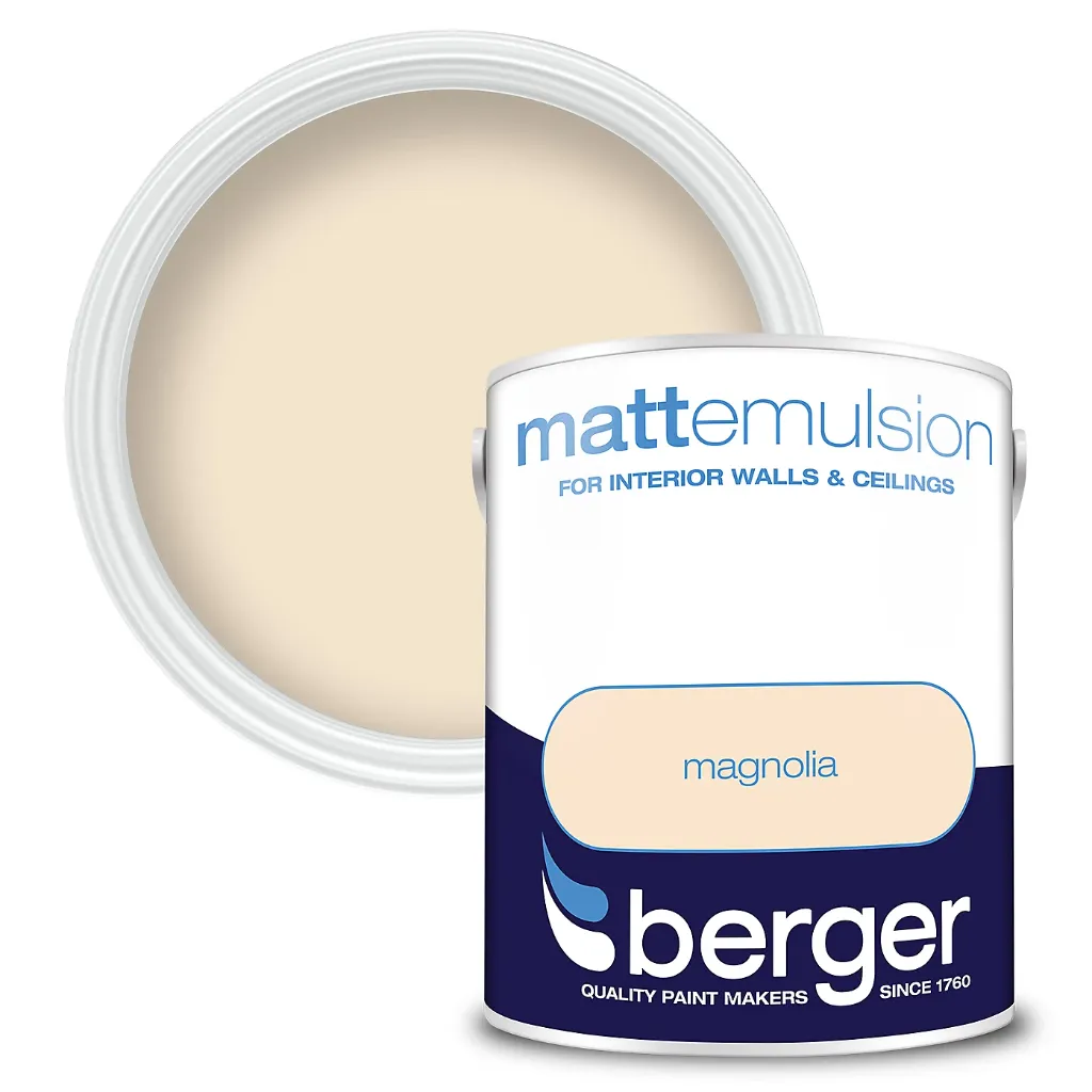 Berger Vinyl Matt Magnolia 5L 