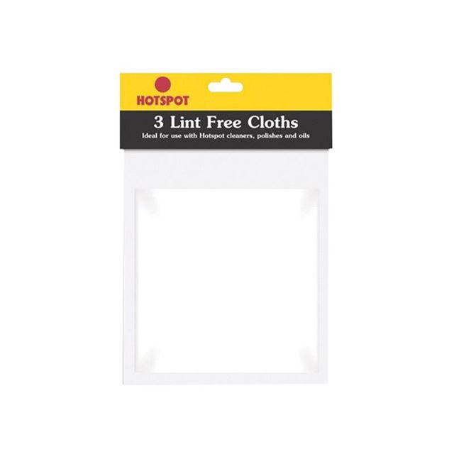 Hotspot Lint Free Cloths 3 Pack