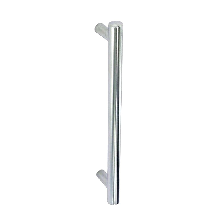 Securit Bar Handles Chrome Plated 128mm Centre 2 Pack