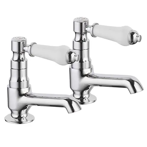 Basin Pillar Taps Chrome Pair 