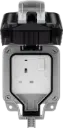 BG Weatherproof Storm Single Switched 13A 