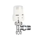 KeyPlumb Angled Thermostatic Radiator Valve 15mm x 1/2"