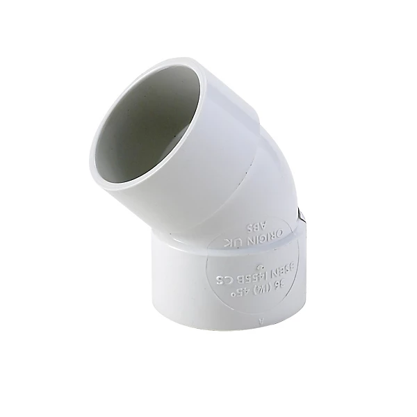 32mm Elbow 45° Solvent Weld White