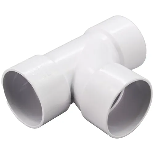 32mm Tee Solvent Weld White