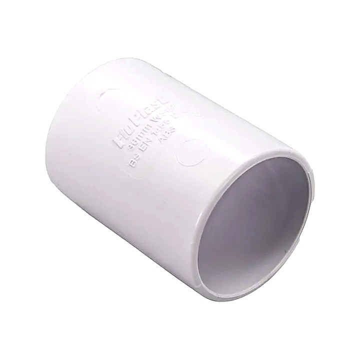 32mm Straight Solvent Weld White