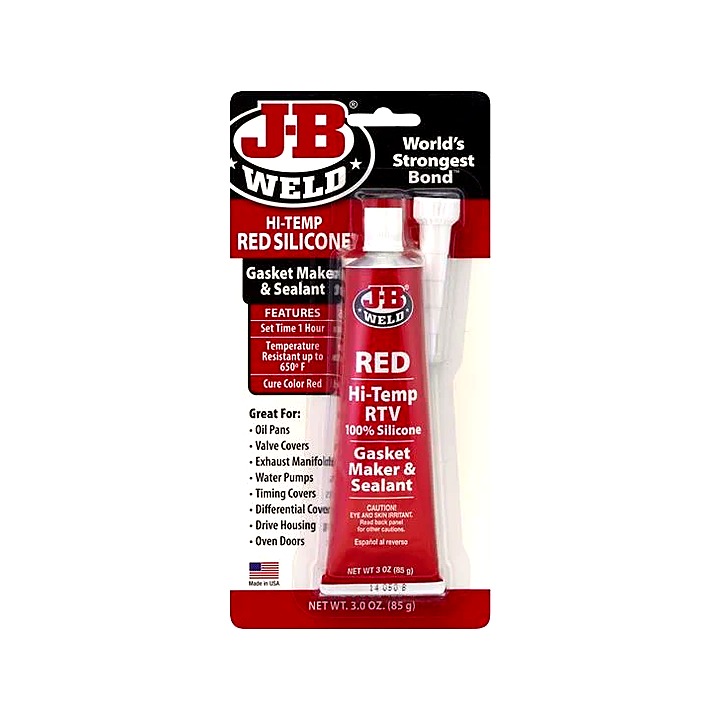 Hi-Temp Silicone Gasket Maker & Sealant Red 85g