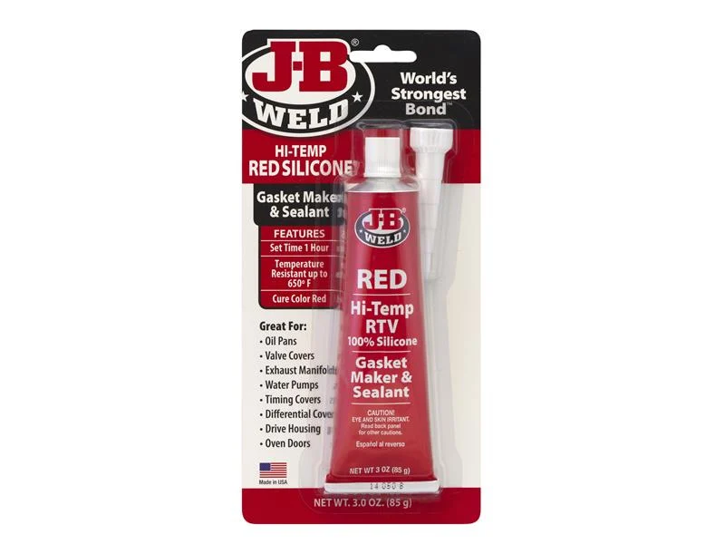 Hi-Temp Silicone Gasket Maker & Sealant Red 85g
