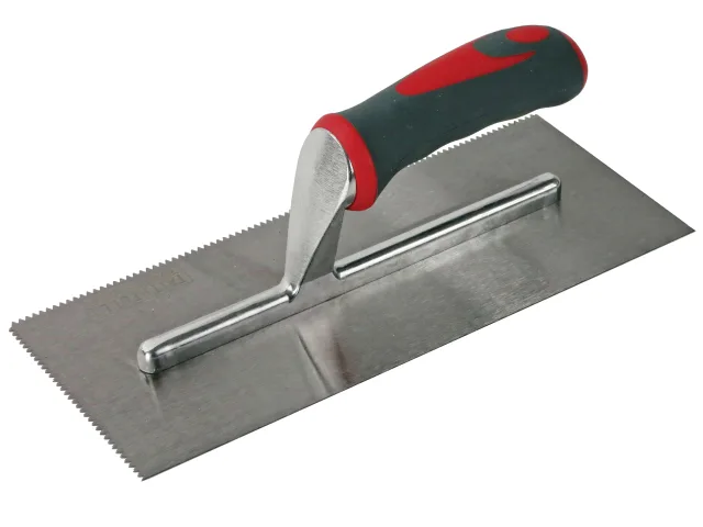 Faithfull 3mm Notched Adhesive Trowel 11" x 4" 1/2