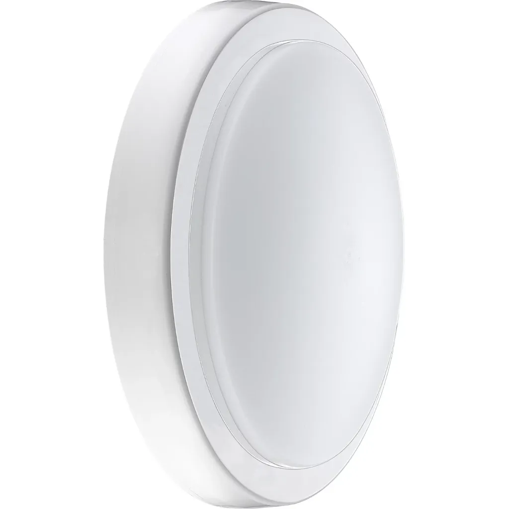 Luceco Indoor Bulkhead with White & Chrome Bezels 2200lm