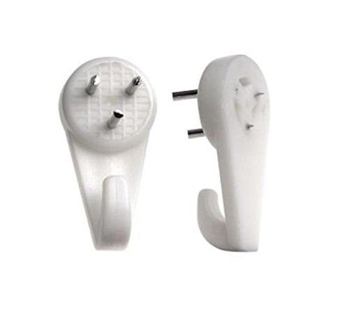 Plastic Medium Hardwall Hooks 3pc