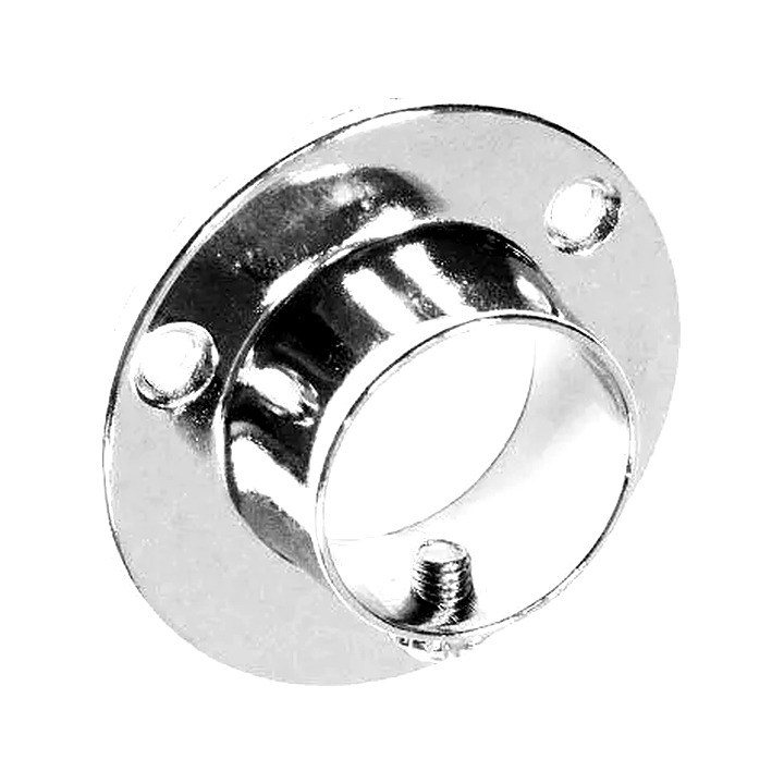Securit Wardrobe Chrome End Socket With Screw