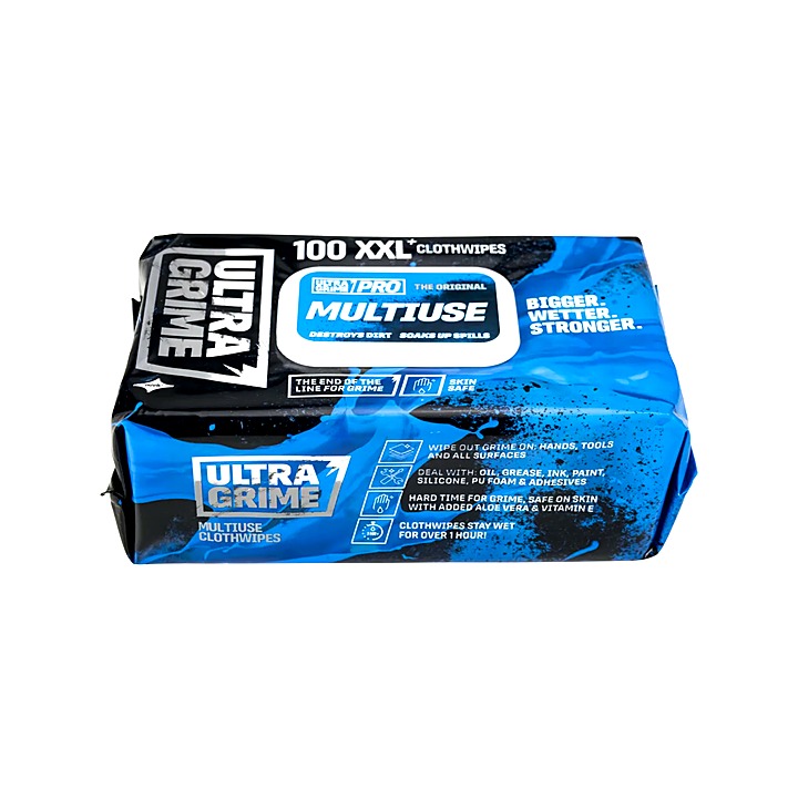 UltraGrime Pro Multi-Use Wipes 100 Pack