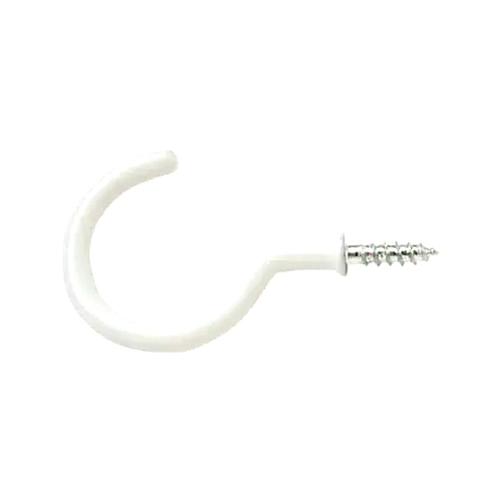 Securit Plastic Covered Hooks 32mm 5 Pack