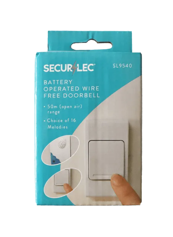 Securlec Wireless Doorbell & Chime 50m