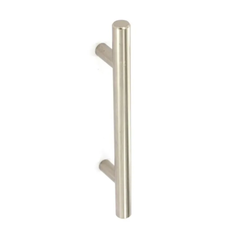 Securit Bar Handles Brushed Nickel 128mm 2 Pack
