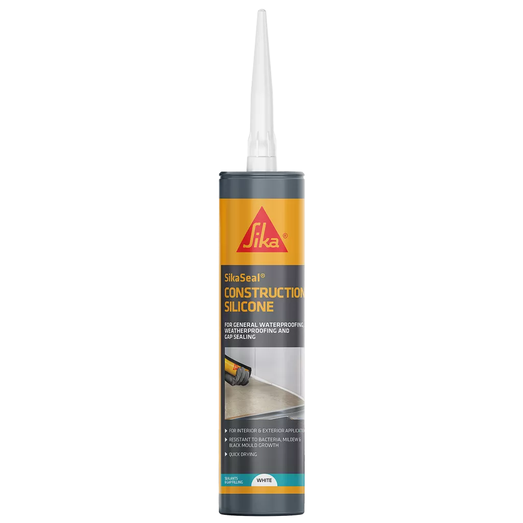SikaSeal Construction Silicone White 295ml