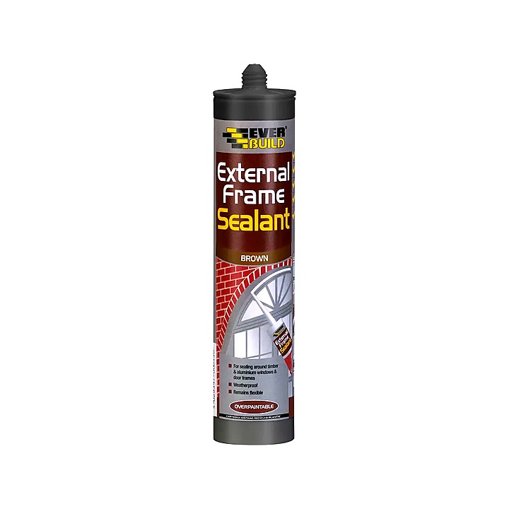 Everbuild External Frame Sealant Brown 290ml