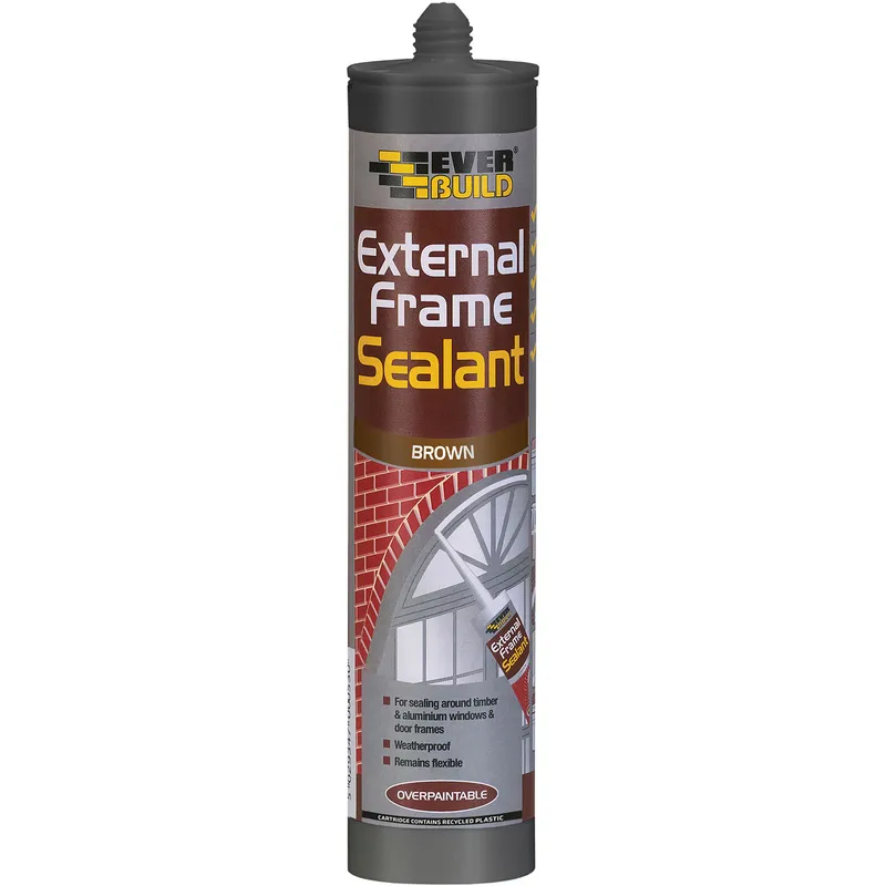 Everbuild External Frame Sealant Brown 290ml