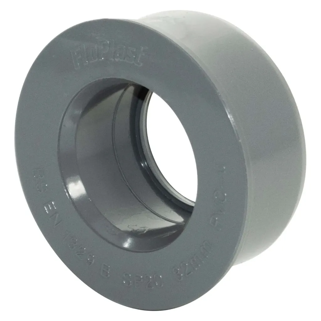 FloPlast Solvent Weld Boss Adaptor 40mm Grey