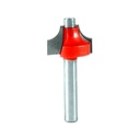 Faithfull Router Bit TCT Ovolo 16.5mm 1/4in Shank