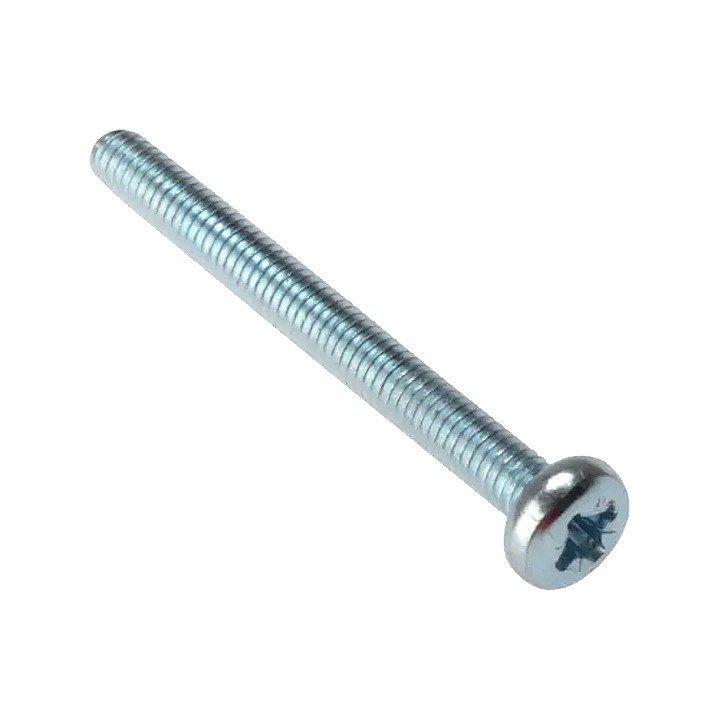 ForgeFix Machine Screw Phillips Pan Head M5 X 50mm 25 Pack