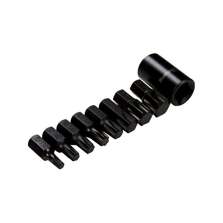 Blue Spot 1/2" Drive Impact Torx Socket Bit Set 9pcs