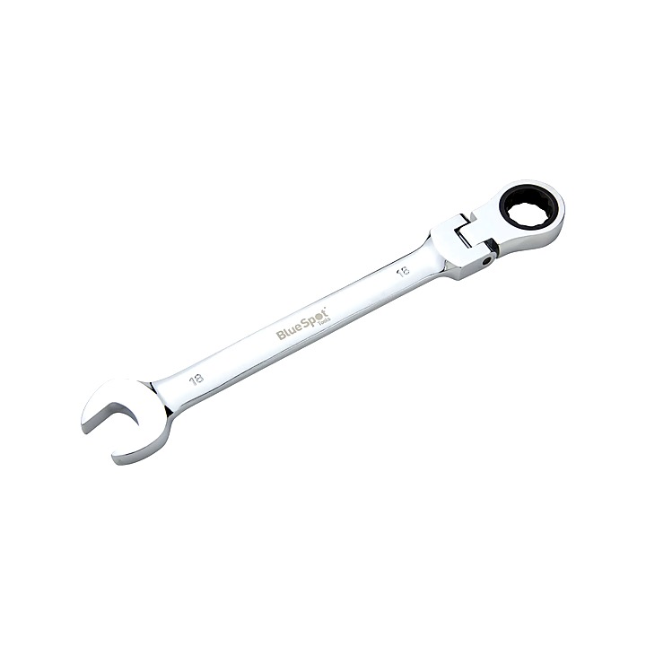Blue Spot Ratchet Spanner 18mm 180° Head