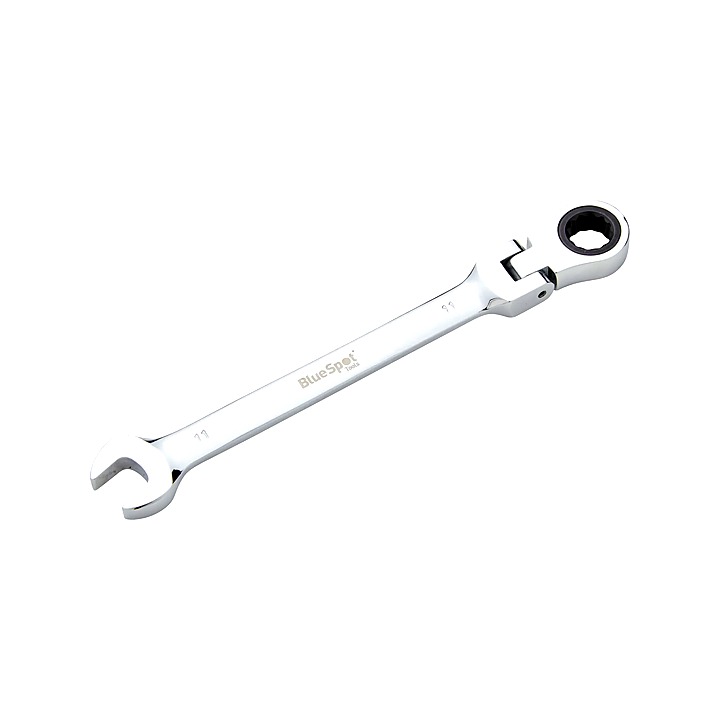 Blue Spot Ratcheting Spanner 11mm 180° Head