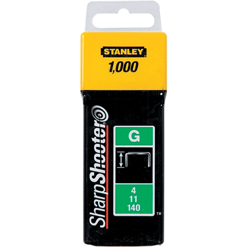 Stanley 14mm Heavy Duty Type G Staples 1000 Pack