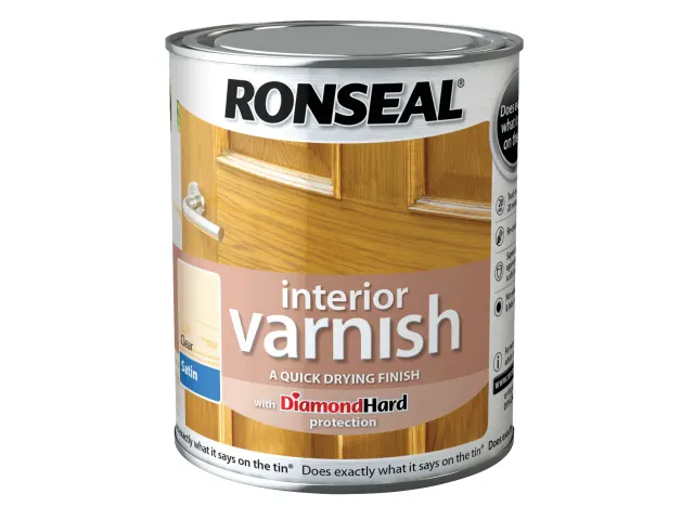 Ronseal Interior Varnish Satin Clear 250ml