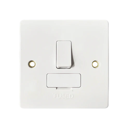 Thrion Slimline White 13A Switched Spur Fused Connection
