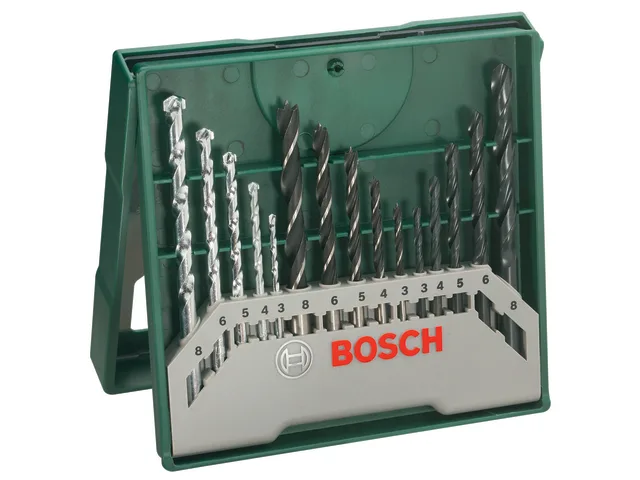 Bosch Mini-X-Line Twist Drill Bit Set 15pcs