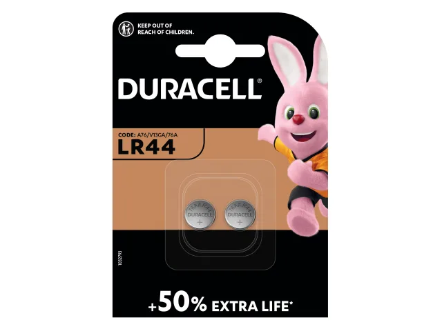 Duracell LR44 1.5V Alkaline Coin Battery 2 Pack