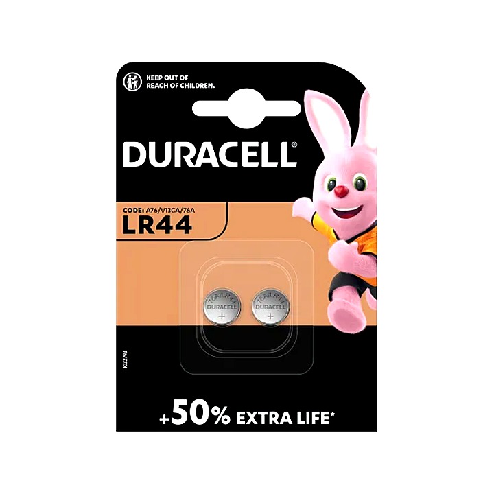Duracell LR44 1.5V Alkaline Coin Battery 2 Pack