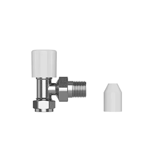 Pro Plus Chrome Radiator Valve Angled Single