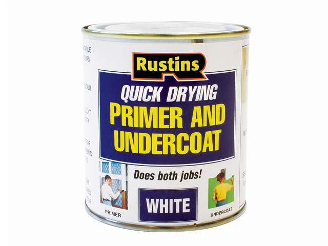 Rustins Quick Dry Primer & Undercoat White 250ml