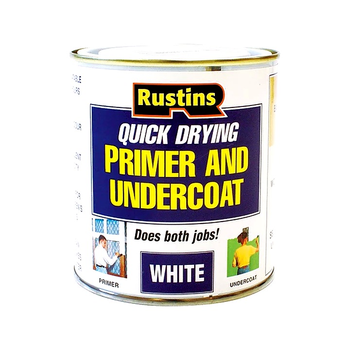 Rustins Quick Dry Primer & Undercoat White 250ml