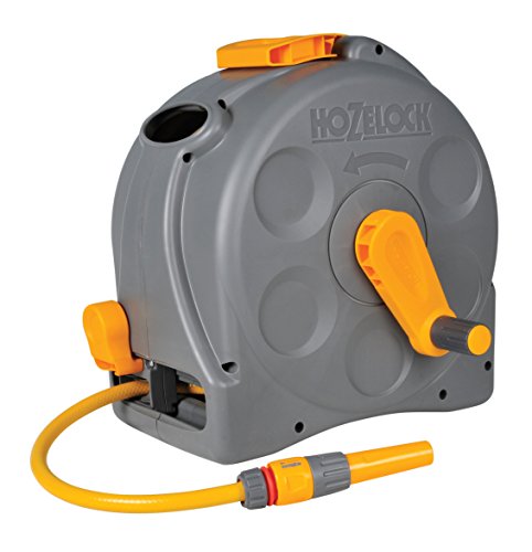 Hozelock 2 in 1 Complete Enclosed Reel + Hose 25m
